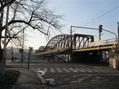 železniční most pod Vyšehradem 1