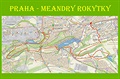 1 Mapa vycházky kolem meandr Rokytky v Praze
