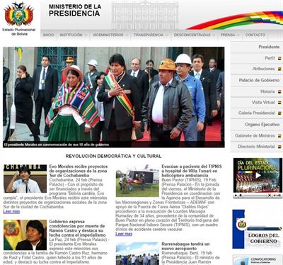 Bolivijsk prezidentsk web