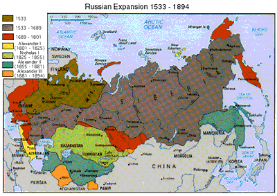 3. Rusko, 1533-1896