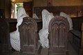 Instalace soch v kostele sv. Jií v Lukové