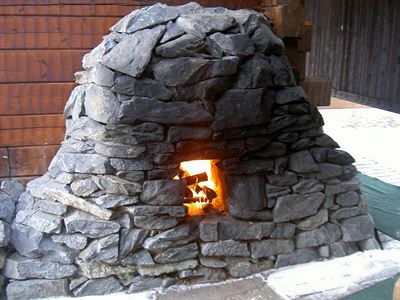 Venkovn vytpn sauny ve Vuokatti