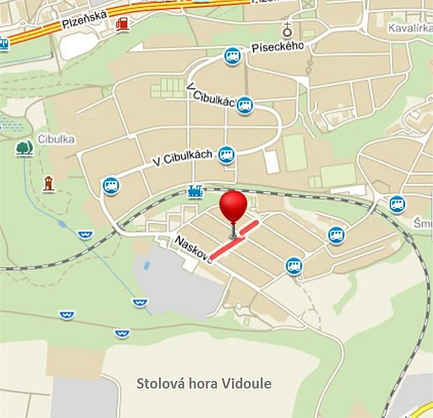 Mapa Vidoule