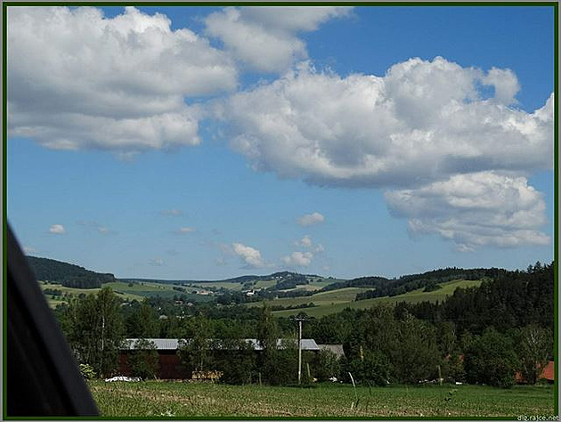 Kouzlo Vyso�iny z jedoucího auta