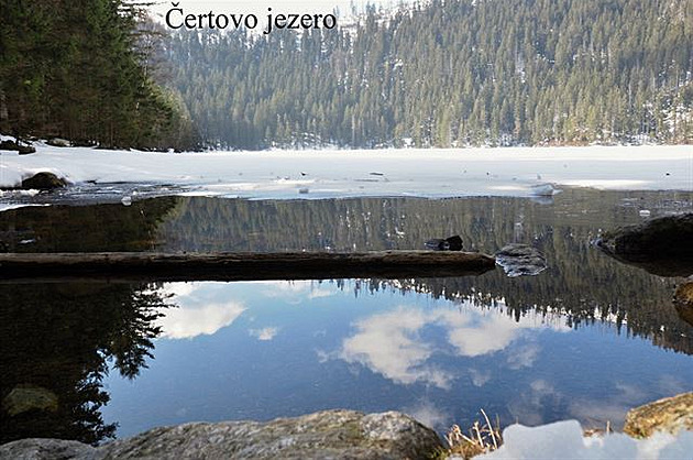 ertovo jezero. Poumaví.