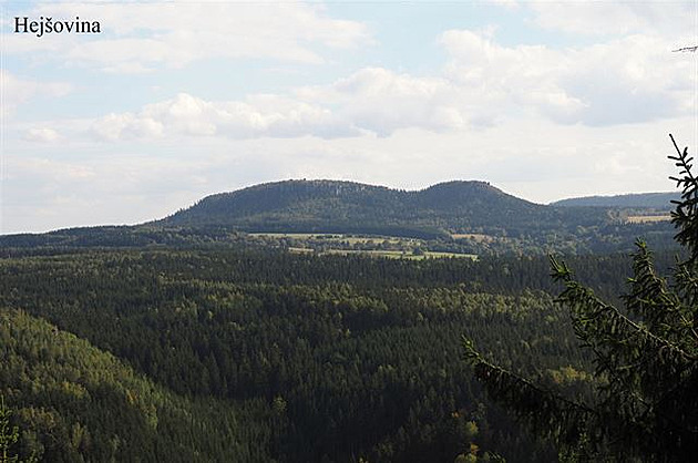 Cesta Javo�í hory � Broumov � Hej�ovina, zá�í 2016