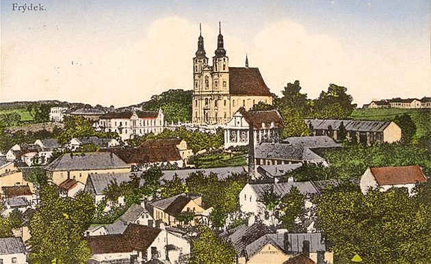 1 - Mariánský chrám na pohlednici z roku 1931