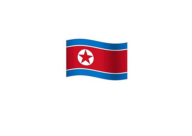 north korea flag