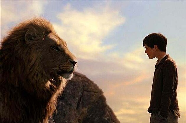 Narnia Aslan a Edmund