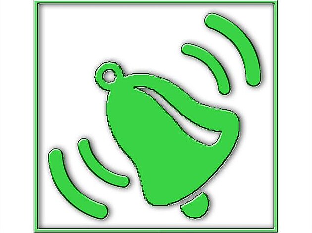Zvonek logo zelený