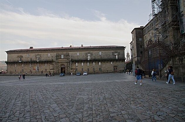 Santiago de Compostela - námstí ped katedrálou