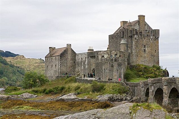 32 - Eilean Donan Castle - populární místo Skotska