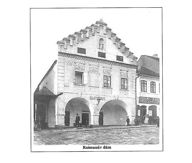 Raimanv dm v Hoicích, 1894, fotil J. priar pro Národopisnou výstavu...