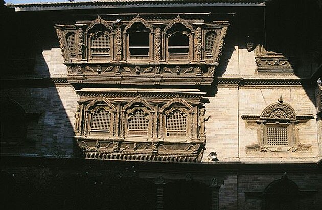 Káthmándú, námstí Durbar - palác tisíce oken