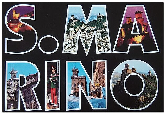 San Marino - suvenýry