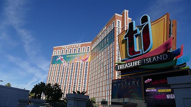 Las Vegas, Treasure Island - Ostrov poklad