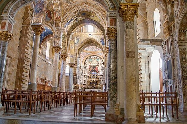 Cesta na Sicílii. Palermo - Chiesa di Santa Maria dell´Ammiraglio - neboli La...