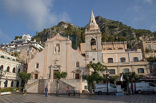 Taormina - Chiesa di San Giuseppe. Sicílie, kvten 2018.