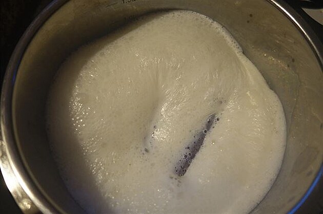 Mléko se skoicí a vanilkou u vaí
