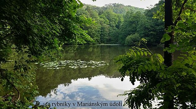 Rybníky, Mariánské údolí. Chodecké závody Brnnské Vokruch Vokolo tatlu,...