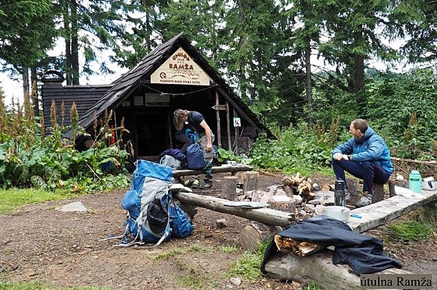 Útulna Rama. Nízké Tatry, erven 2018