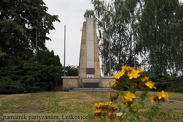 Památník partyzánm, Lekovice. Potulování kolem Doubravky, ervenec 2018