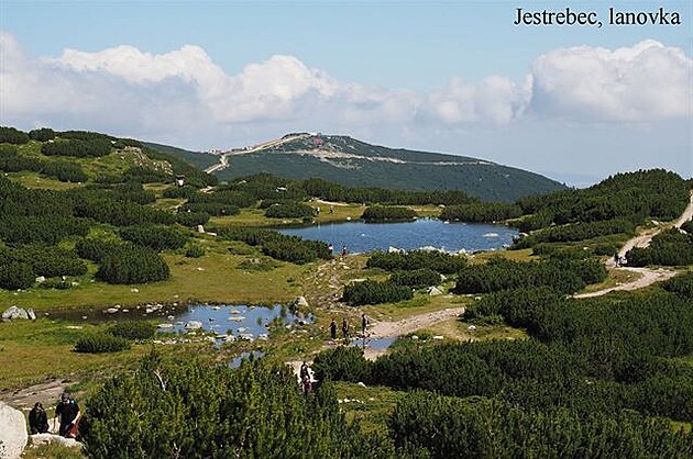 Jestrebec, lanovka