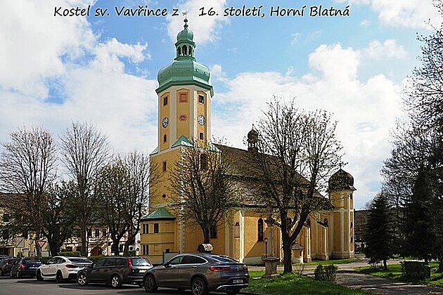 Kostel sv. Vavince, Horní Blatná