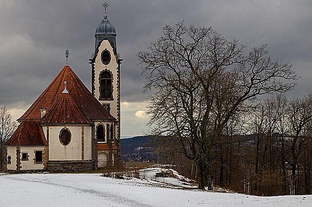 Kostel Panny Marie U obrázku. Únor 2022