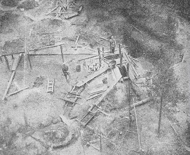 10 achta -  vykopávky v roce 1919