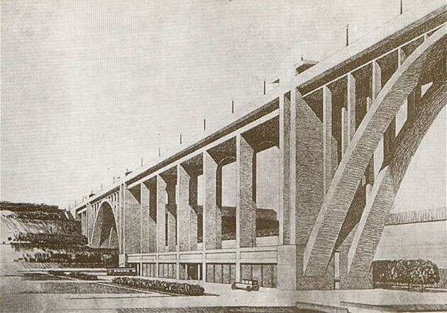 Kozák - Nuselský most 1927