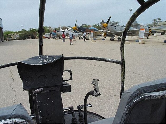 Výhled z pouitého Bell-47