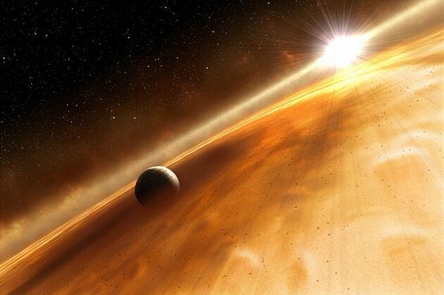 Planeta u hvzdy Fomalhaut v pedstavách malíe