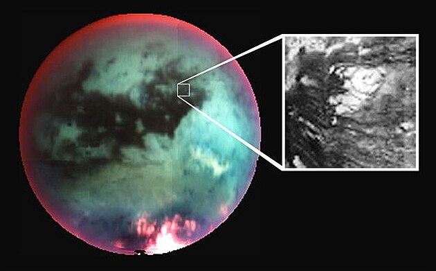 Pedpokládaný kryovulkanismus na Titanu