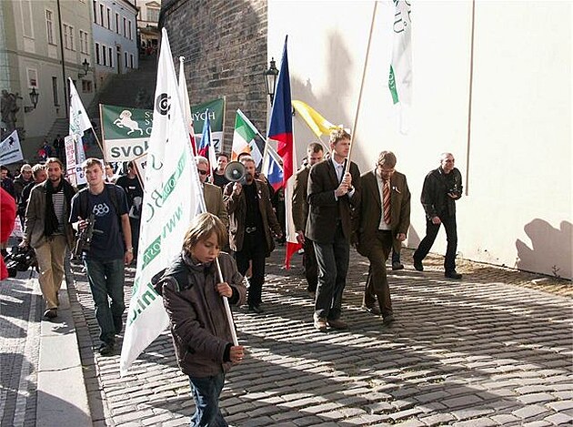 Demonstrace proti Lisabonu 2
