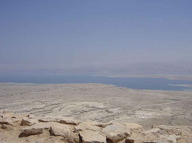 obr. 8 Ty hory za Mrtvým moem jsou Jordánsko