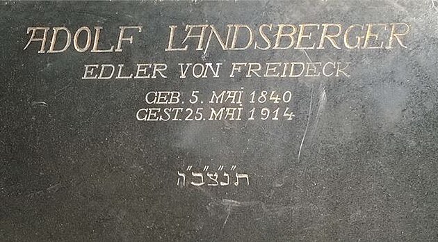 Hrob Adolfa Landsbergera ve F-M 2