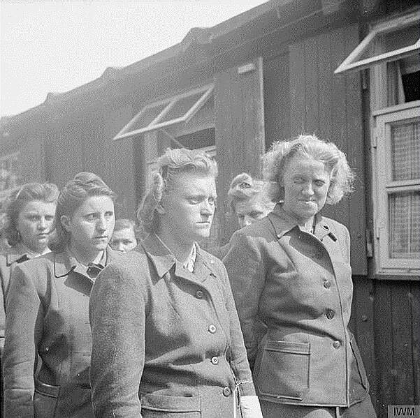 SS dozorkyn Bergen-Belsen 19.4.1945