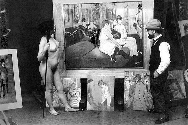 Toulouse-Lautrec se svojí múzou
