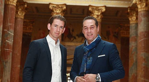 Sebastian Kurz a H.C.Strache