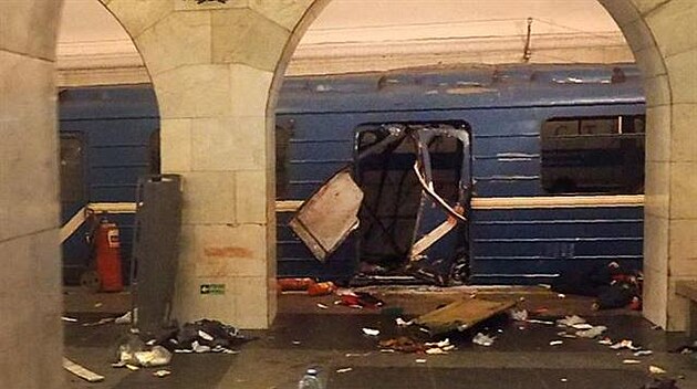 Teroristický útok v metru, St. Petrburg, duben 2017