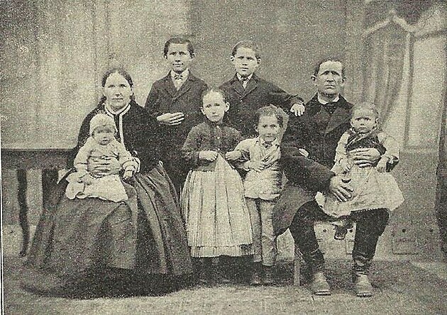 eská rodina v Pruském Slezsku, konec 19. stol.