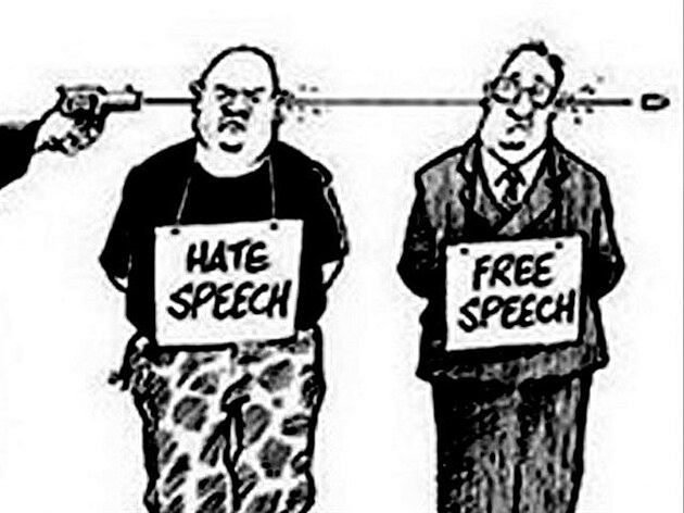 freespeech vs hatespeech