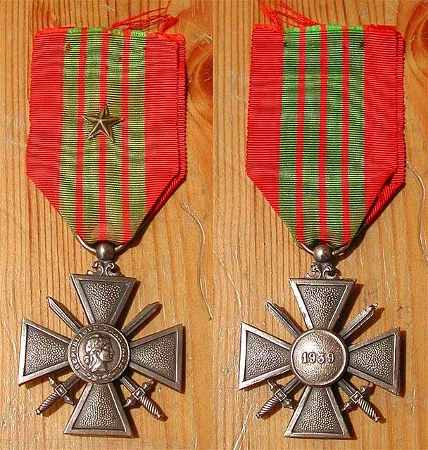 Croix de guerre 1939
