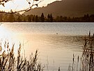 Walchsee veer: bylo jasno a chladno