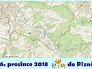 Mapa p�í trasy Rokycany - Plze�
