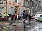 Havárie vodovodu na Sokolské 3