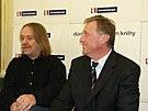 Jaromír Nohavica a Mirek Topolánek