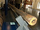 Vodárna - muzeum - devné potrubí, pol. 18. stol.