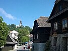 Typické roubené domy ve �tramberku